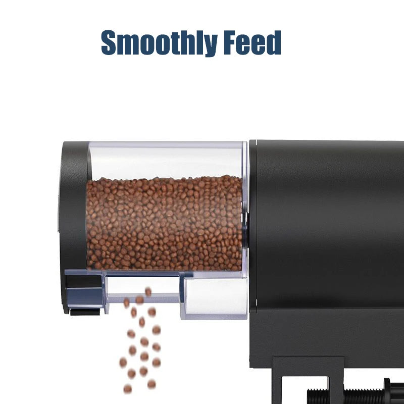 Automatische Aquarium Voederautomaat – Timerfunctie & 100ml Reservoir voor Vissenvoer