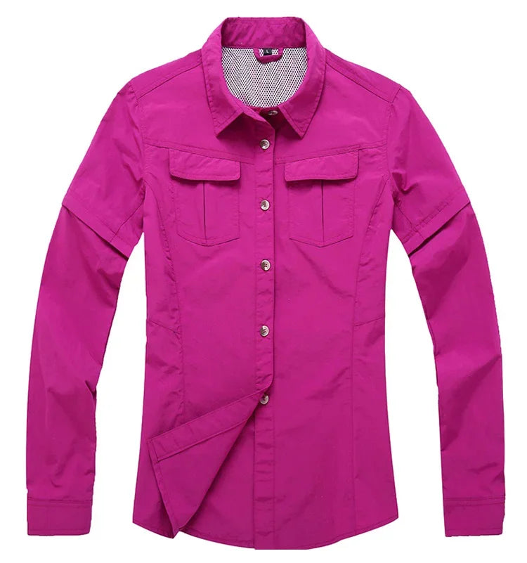 Dames Outdoor Shirt – Sneldrogend & Ademend