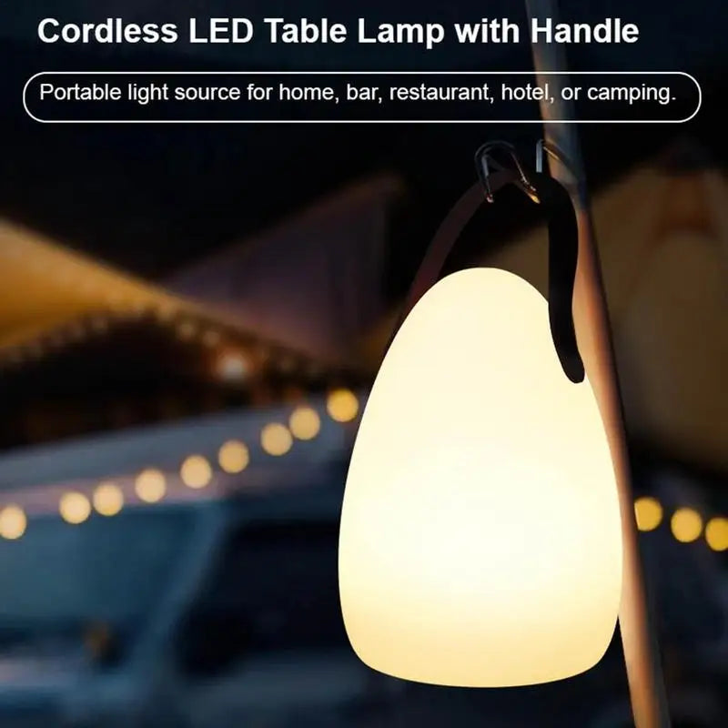 Draagbare LED Buitentafel Lamp | 6-standen Verstelbare Tuinlamp | Camping & Sfeerverlichting