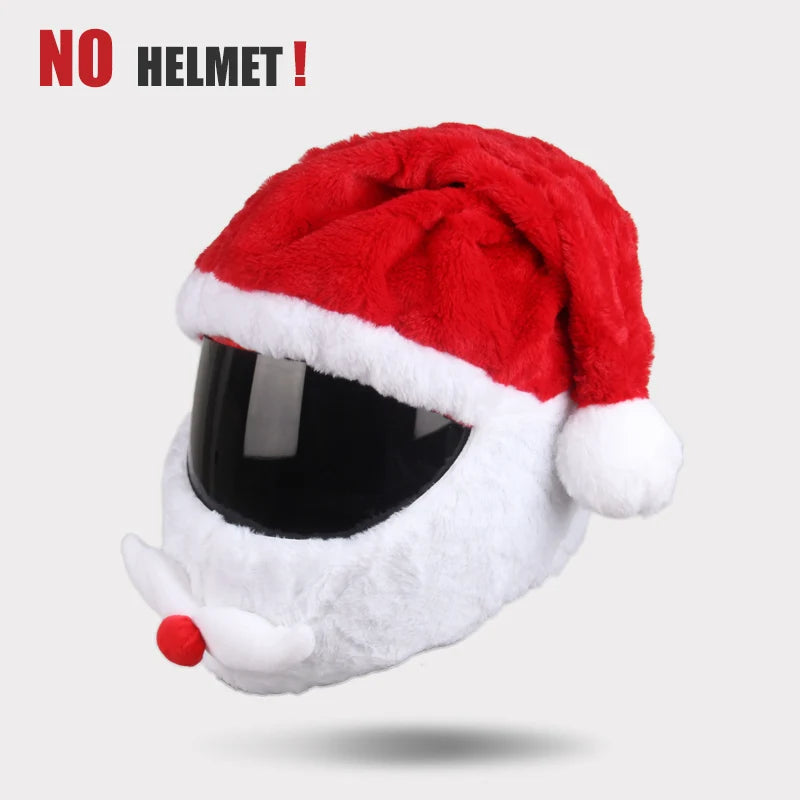 Flauschiger Helmüberzug – Weicher Helmüberzug aus Plüsch, Cartoon-Design, Motorrad- und Skischutz