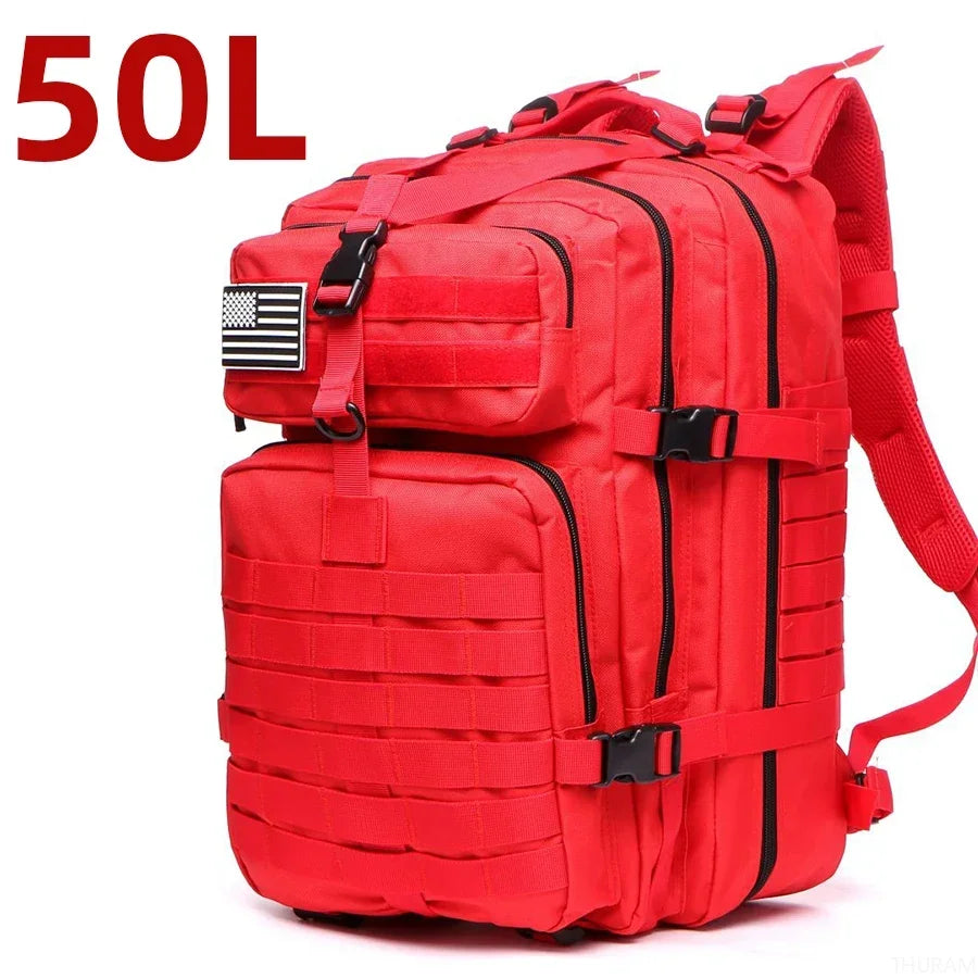 Waterdichte Tactische Rugzak 25L/50L โ 1000D Nylon Outdoor Backpack met Molle voor Hiking, Jacht & Kamperen