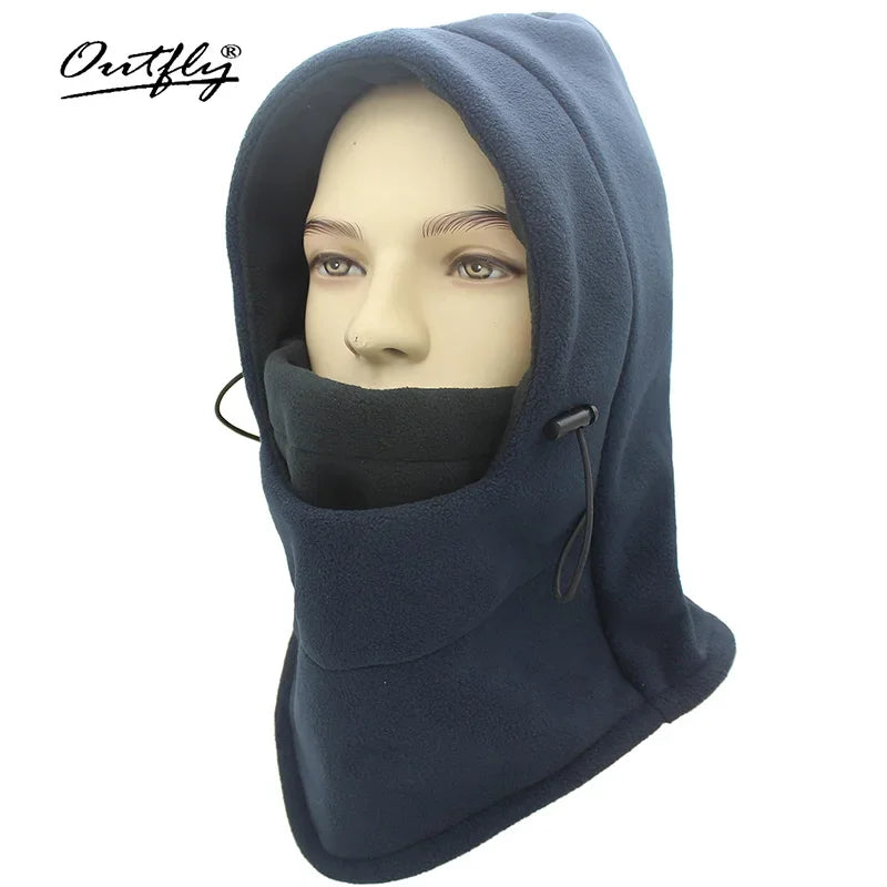 Winter Fietshoed & Ski Cap - Unisex Gevoerde Balaclava met Masker en Oorkleppen