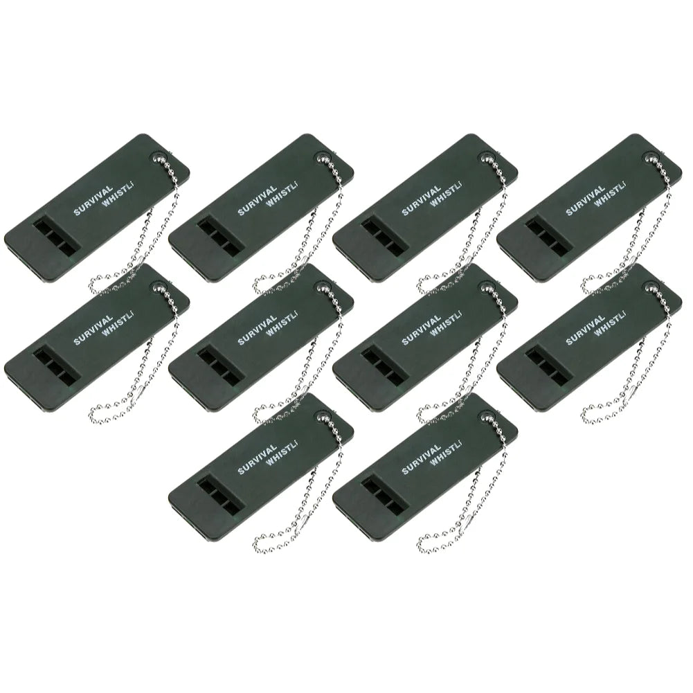 10-1PC 3-Frequency Emergency Whistle – Portable Safety Whistle for Hiking, Camping and Mountaineering