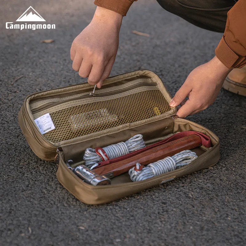 Dikke Polyester Waterdichte Handtas | Outdoor Camping Dubbel-laags Multifunctionele Tactische Opbergtas