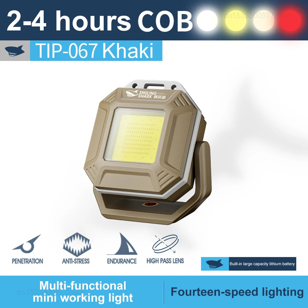 LED Werklicht met Magnetische Basis – Waterdichte Inspectielamp, Oplaadbare Noodlamp voor Auto Reparatie en Noodwerkzaamheden