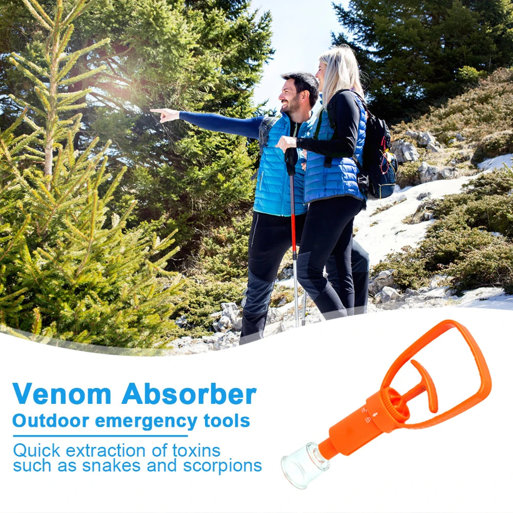 1-5 Pieces Safety Venom Protector - Extractor Suction Pump for Snake, Mosquito and Bee Stings