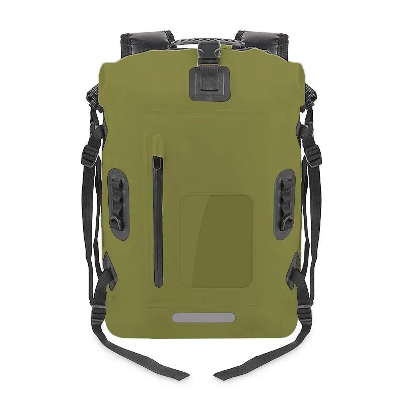 30L Waterdichte Drift Tas - Zwem Rugzak voor Rafting, Kanoën, Kamperen, Trekking, met Molle Systeem en Reflecterende Strips