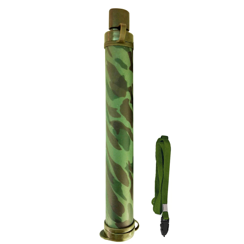 Draagbare Straw Water Filter, Geavanceerde Waterzuivering voor Buiten, Camping en Reizen, Compact en Efficiënt Waterfilter