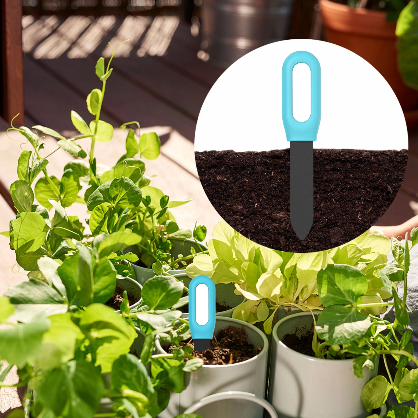 Tuya Zigbee Bodentester – Intelligenter Temperatur- und Feuchtigkeitsmonitor für Garten und Bewässerung