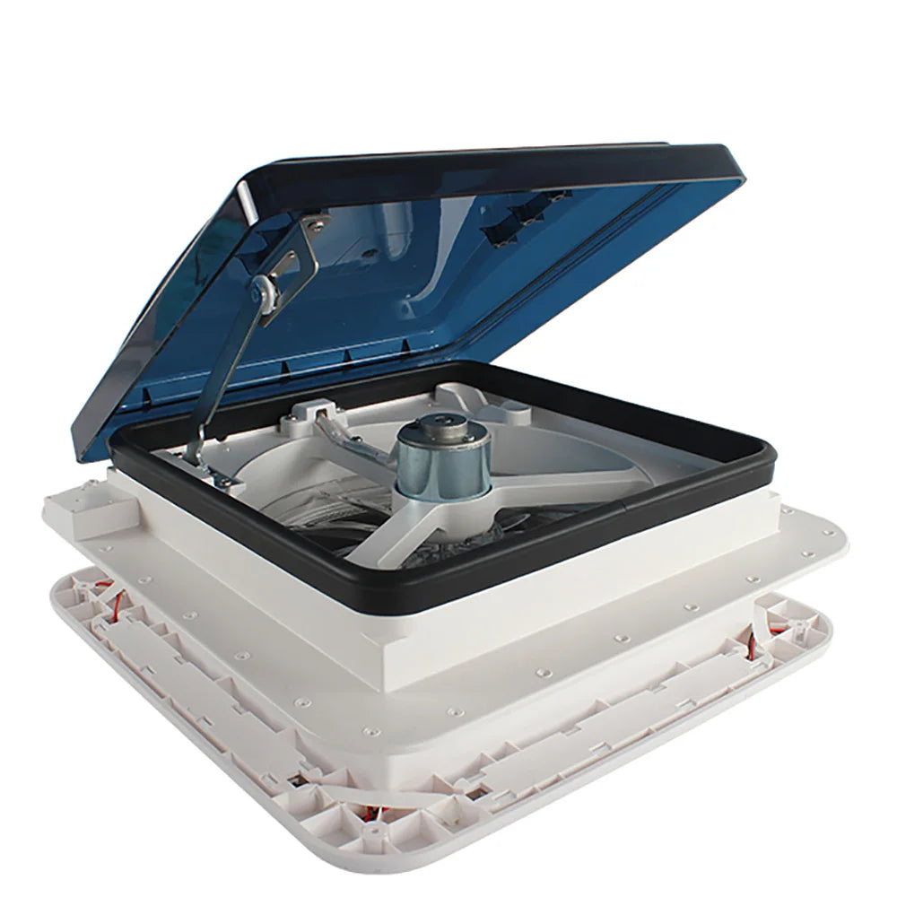 12V Caravan Dakventilator – Automatische RV Dakluik met LED Verlichting | Motorhome Ventilatie & Uitlaatventilator