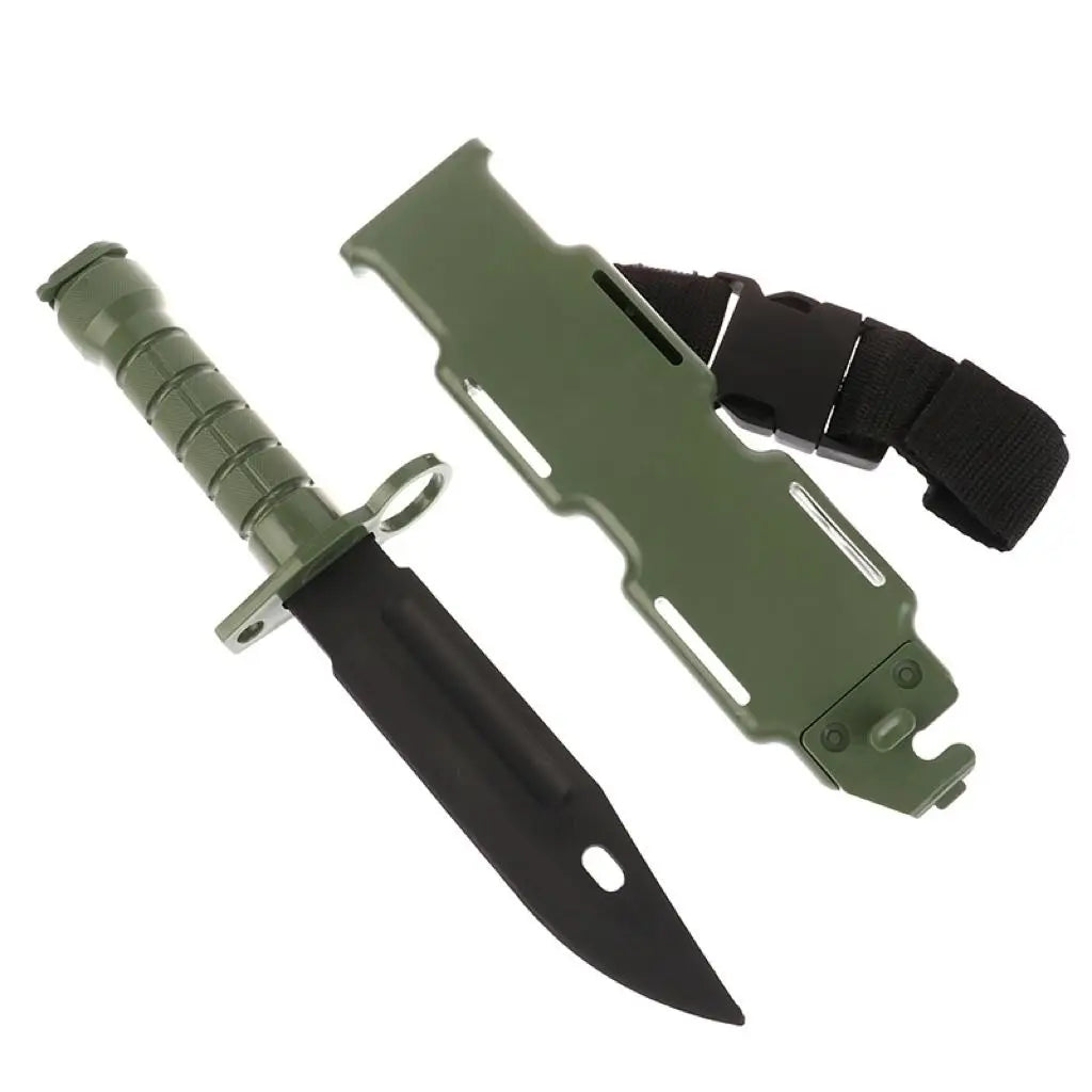 M9 Gummidolch – Airsoft Trainingsmesser, Cosplay & Kampfsport Messermodell