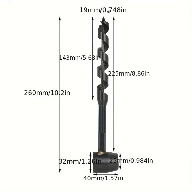 Hand Drill Screw - Bushcraft Wrench - Scotch Eye Drill - Survival Tools for Camping, Outdoor, Hiking, Woodworking