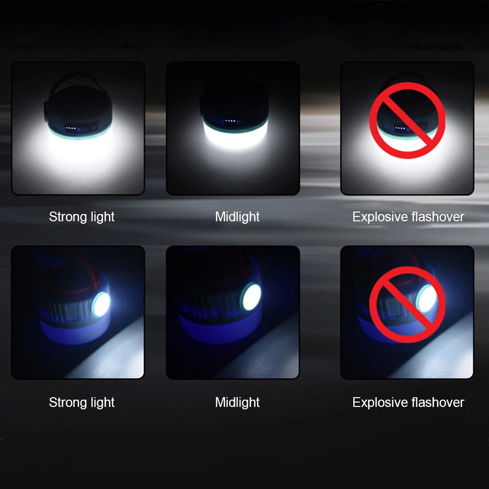 LED Noodverlichting | 300LM | Solar & USB Oplaadbaar | Waterdicht | 6 Modi & Afstandsbediening