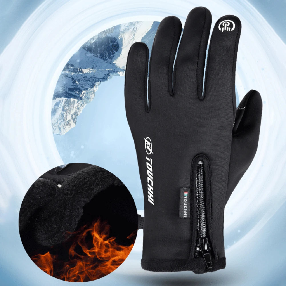 USB Touchscreen Gloves - Electric Heated Winter Gloves, Windproof and Water-Repellent, Perfect for Cycling, Skiing, Driving and Hiking