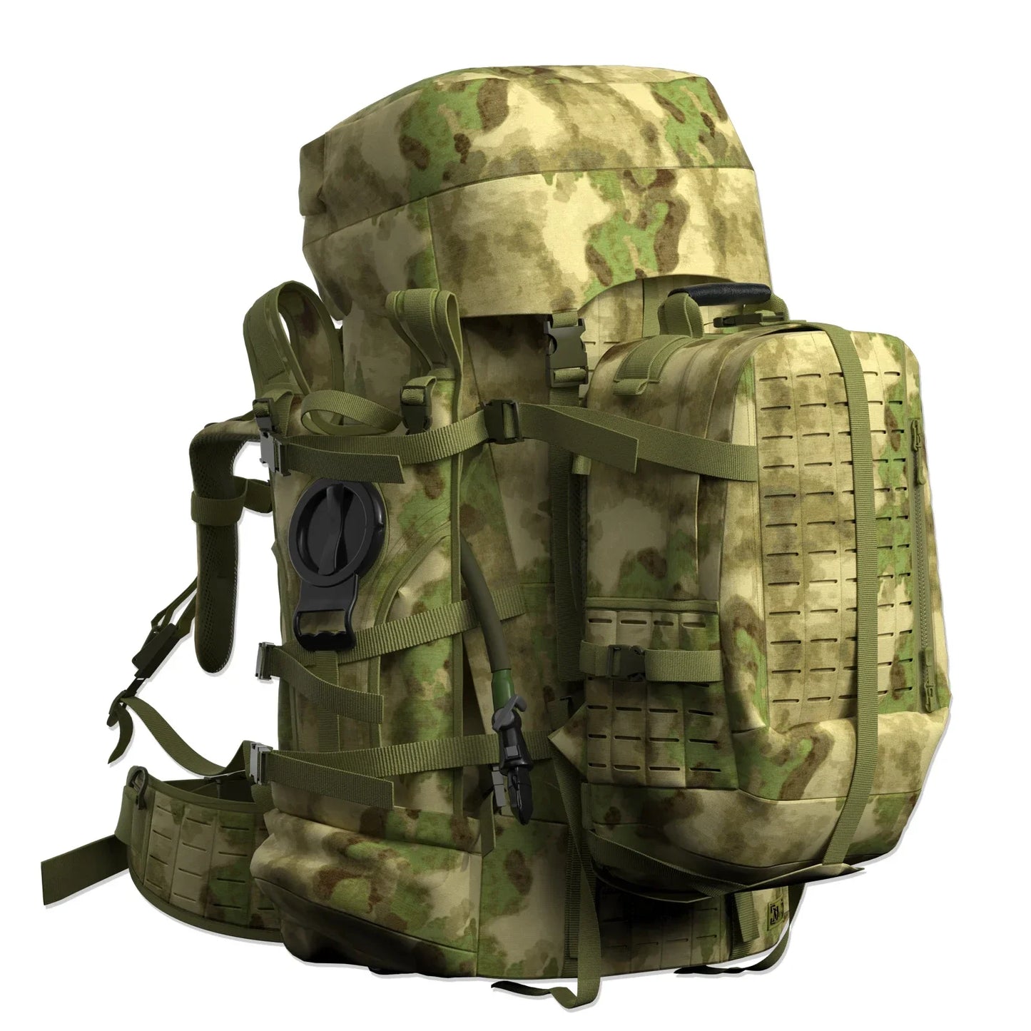 100L Military Tactical Backpack – Waterproof ILBE Army Backpack for Camping & Hiking