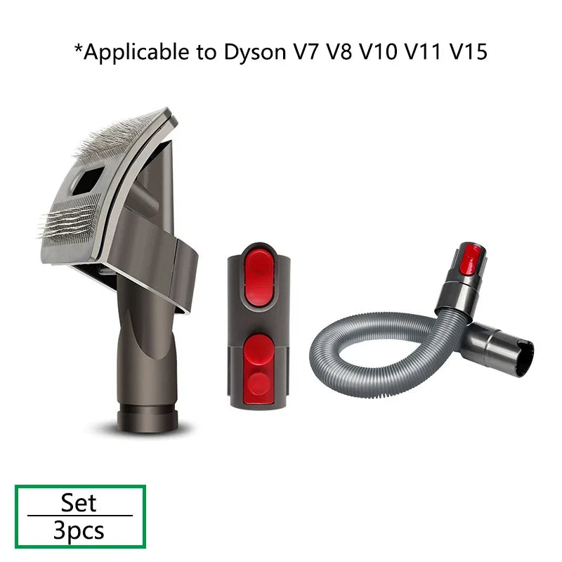 Huisdier Verzorgingsset voor Dyson | Geschikt voor V6-V15 | Stofzuiger Opzetstuk voor Dierenharen