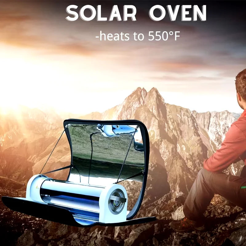 Draagbare Zonneoven | Solar Oven BBQ Grill | 4.5L Zonne-gestookte Kookset