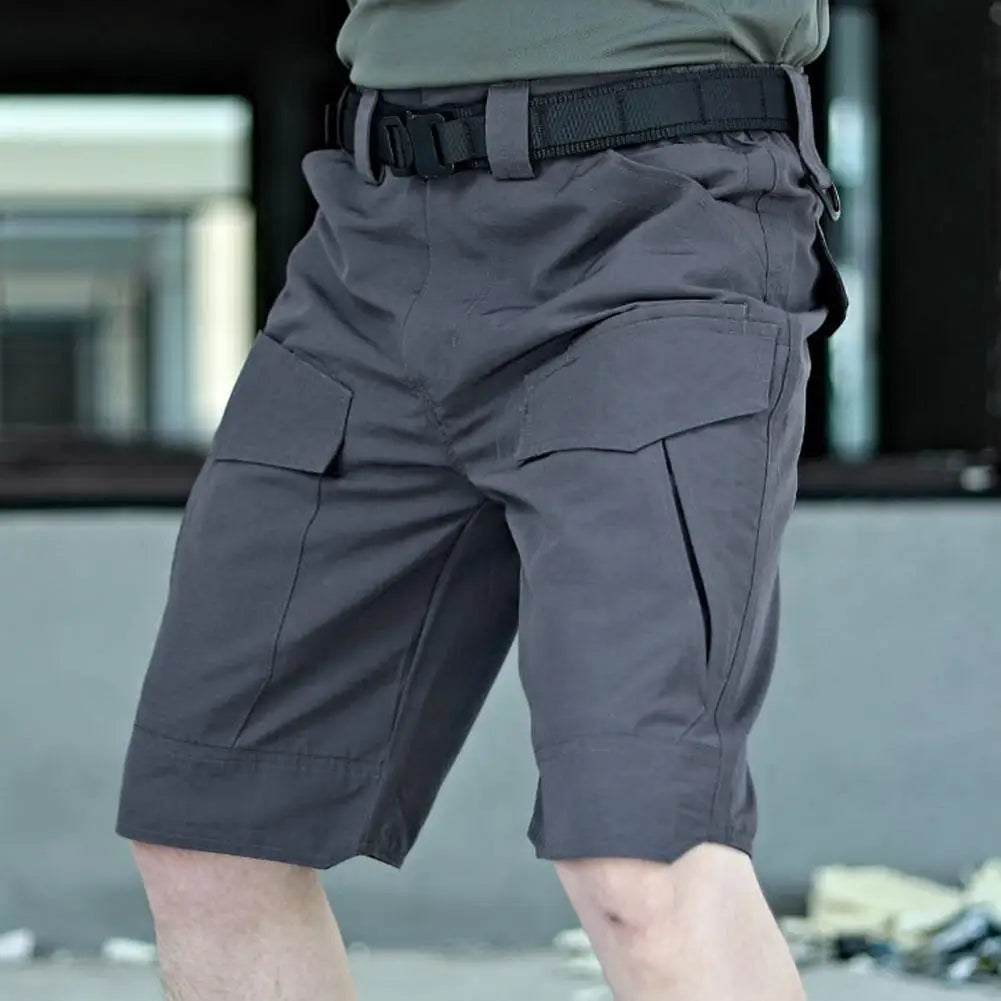 Heren Cargo Shorts – Waterdichte Outdoor Korte Broek met Meerdere Zakken