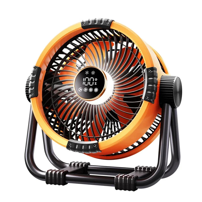 Draagbare Camping Ventilator – 20000mAh Oplaadbare Draadloze Ventilator met Powerbank & Afstandsbediening