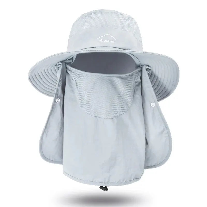 100% Nylon Zomer Buiten Fisherman Hat - Sneldrogend en Zonnebeschermend Hoed voor Mannen en Vrouwen