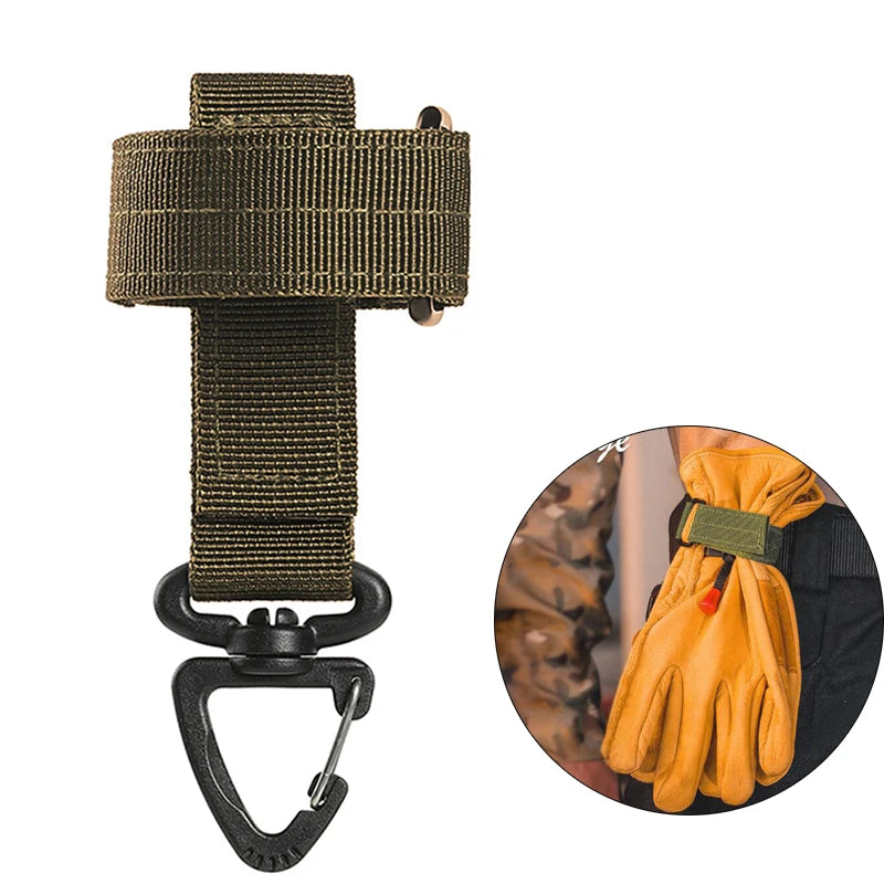 MOLLE Karabijnhaak van Nylon โ Tactische Bevestigingsclip voor Rugzak, Riem & Outdoor Uitrusting