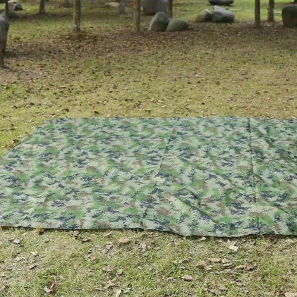 Tragbare ultraleichte Plane – wasserdichter Sonnenschutz fürs Camping, multifunktionale Strandmarkise und Zeltmatte zum Überleben und als Regenschutz