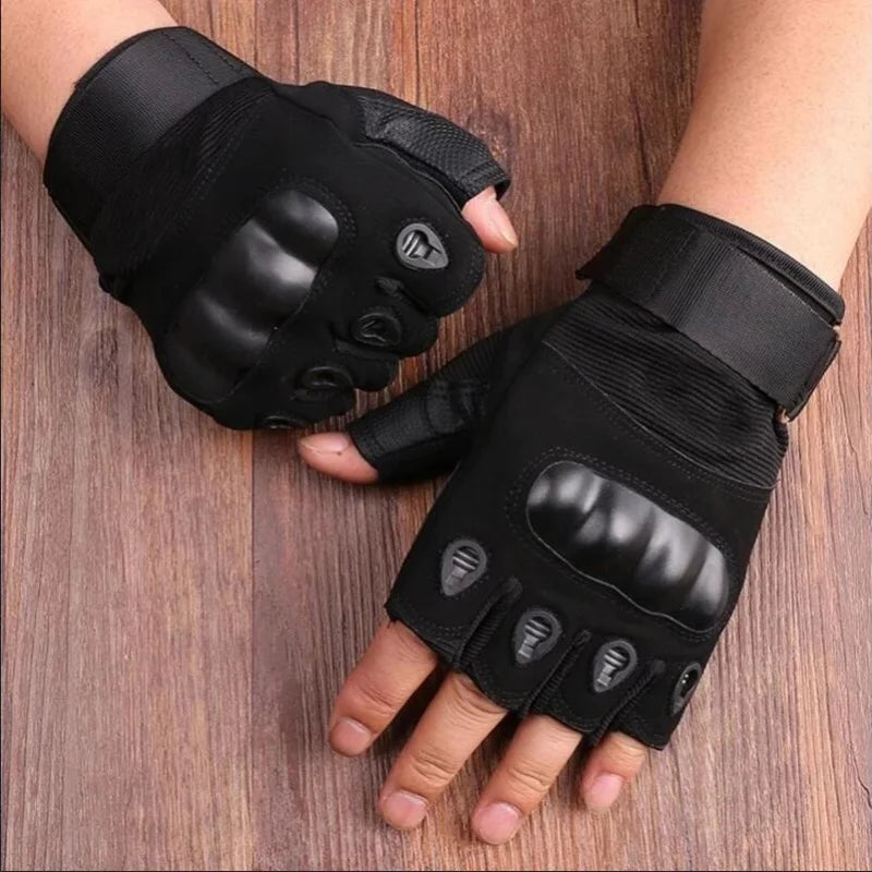 Tactische Half Finger Handschoenen โ Militair Sportmodel voor Schieten, Airsoft, Fietsen & Motor