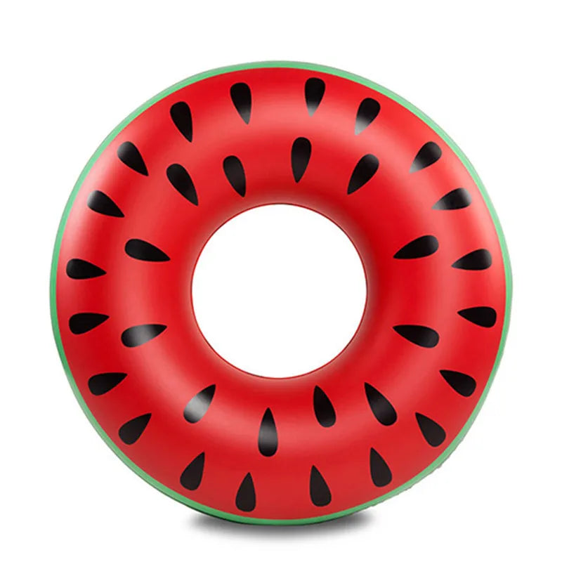 Watermelon Pool Float - Inflatabele Zwemring voor Volwassenen en Kinderen, Perfect voor Zomer Beach Party en Zwembad