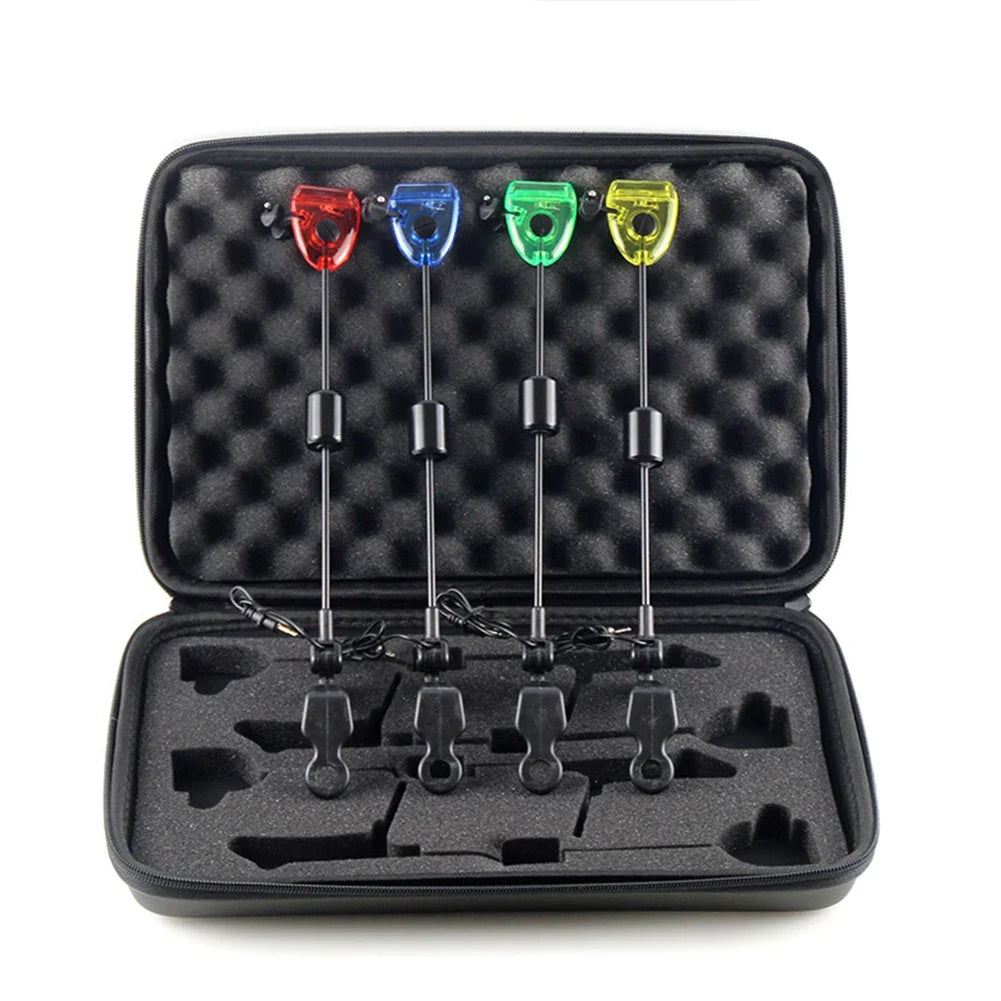 Carp Fishing Swingers Set - LED Verlichte Waterdichte Visbijt Alarm Indicatoren voor Visaccessoires