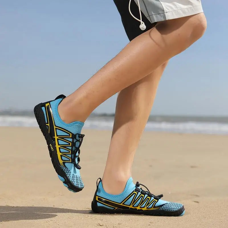 Aqua Schoenen voor Vrouwen - Ademend Strand Schoenen met Rubber Zool, Non-Slip en Sneldrogend voor Zwemmen en Wateractiviteiten