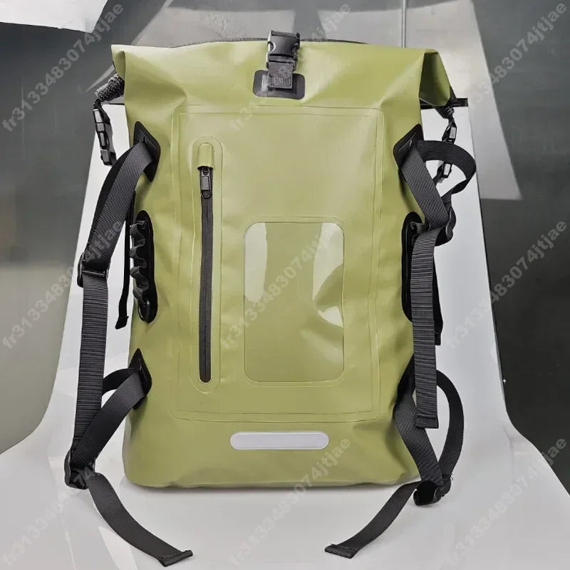 30L Waterdichte Drift Tas - Zwem Rugzak voor Rafting, Kanoën, Kamperen, Trekking, met Molle Systeem en Reflecterende Strips