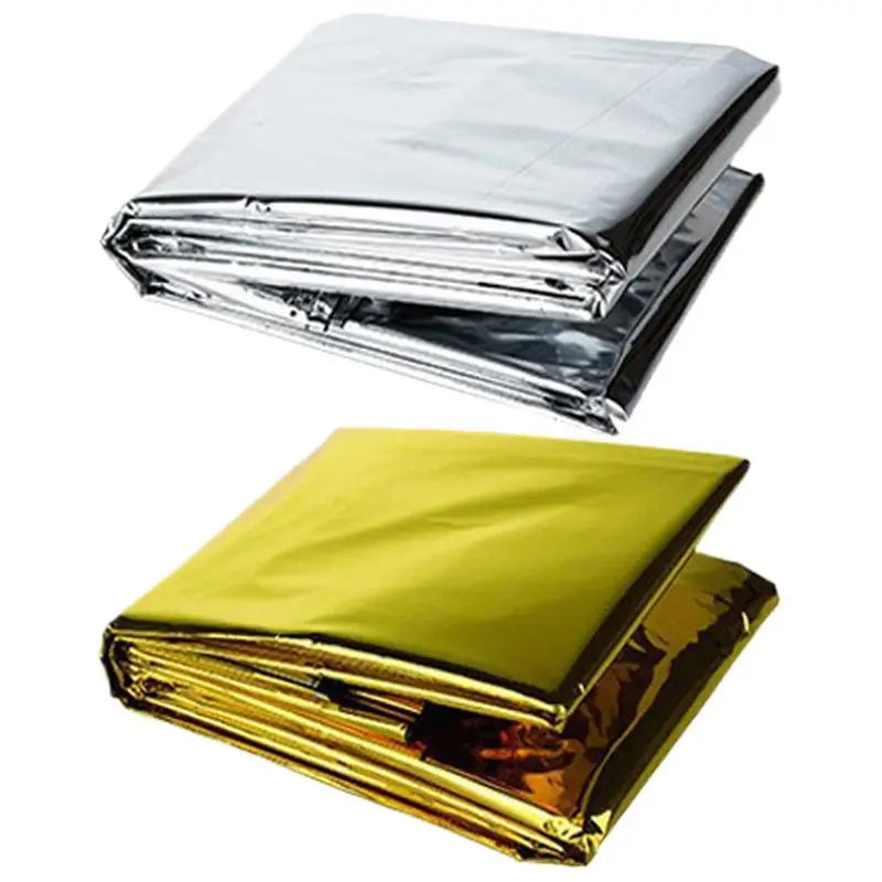 Polyester Film Survival Blanket, Waterdichte Nooddeken voor Camping, Hiking en Outdoor, Compact en Isolerend