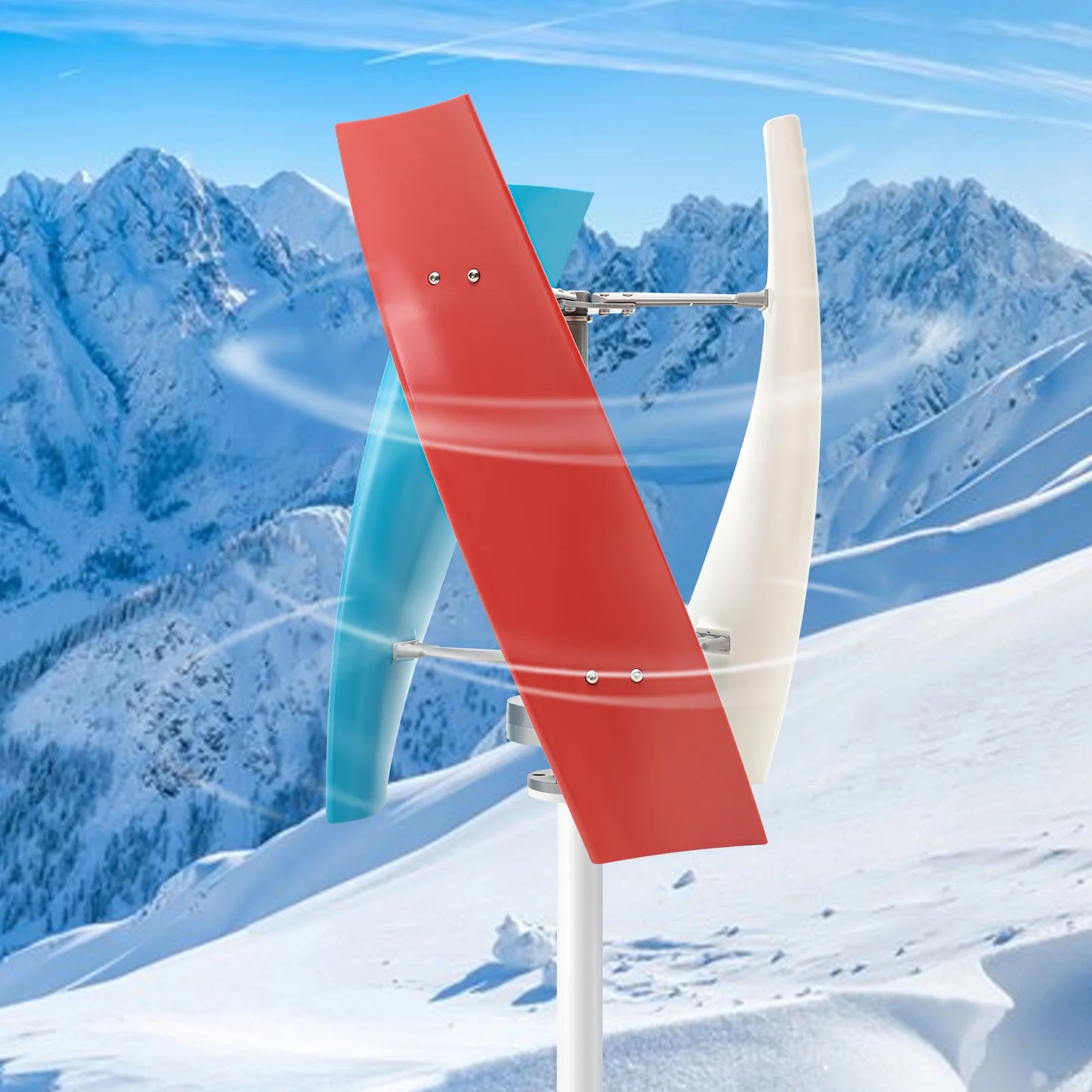 3-Phase Vertical Wind Turbine Generator – 400W 12V Windmill with Controller for Home, Boats, Cabins, and Industry