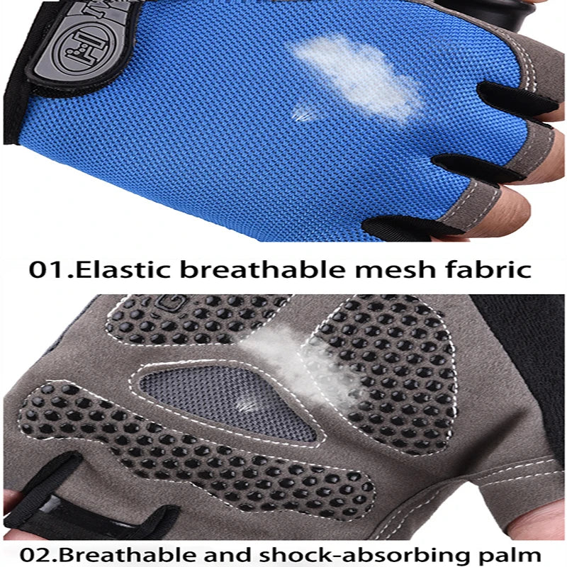 Half Finger Fiets- & Fitnesshandschoenen โ Ademend & Antislip voor Heren & Dames | Sport & Training