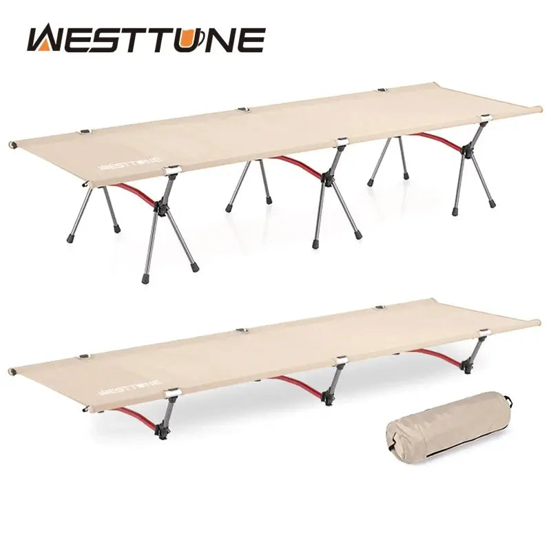 Camping Cot Vouwbed | Ultralicht Aluminium Slaapbed voor Outdoor Hiking, Backpacking en Reizen