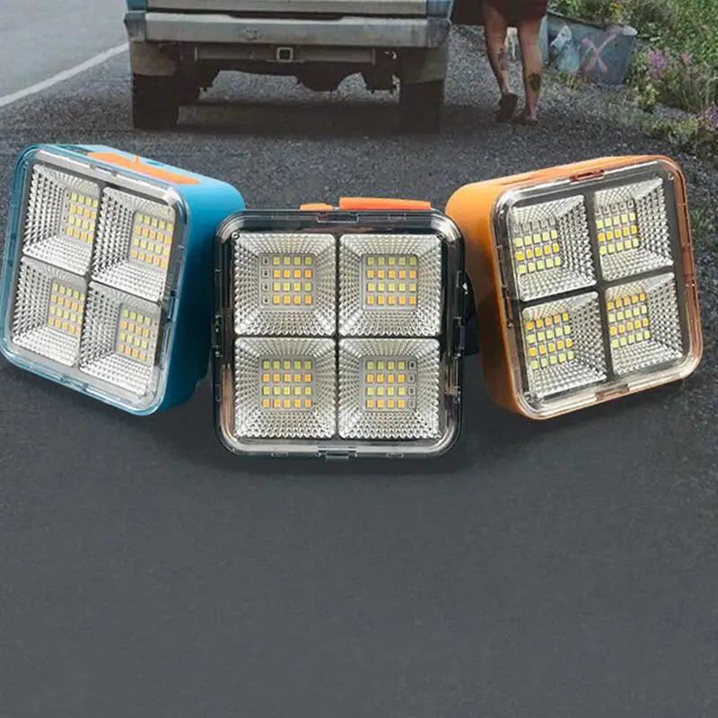 Oplaadbare Campinglamp | Zonne-energie | Krachtige Floodlight