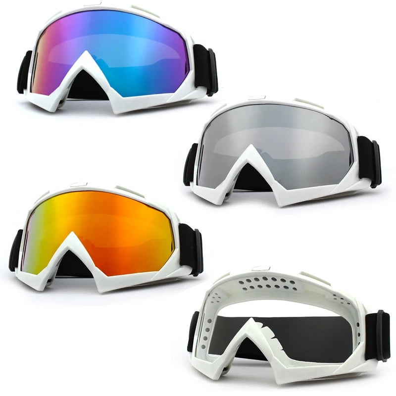 Winddichte Skibrille – Antibeschlag-Taktikbrille für Skifahren, Radfahren und Motocross | UV-Schutz und atmungsaktiv