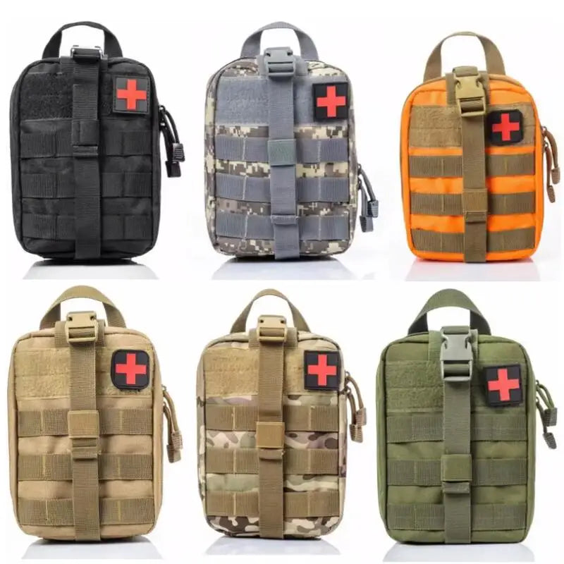 Molle Militaire Buidel - EDC EHBO Kit, Tactische Outdoor Medische Noodtas voor Camping, Jacht en Overleving