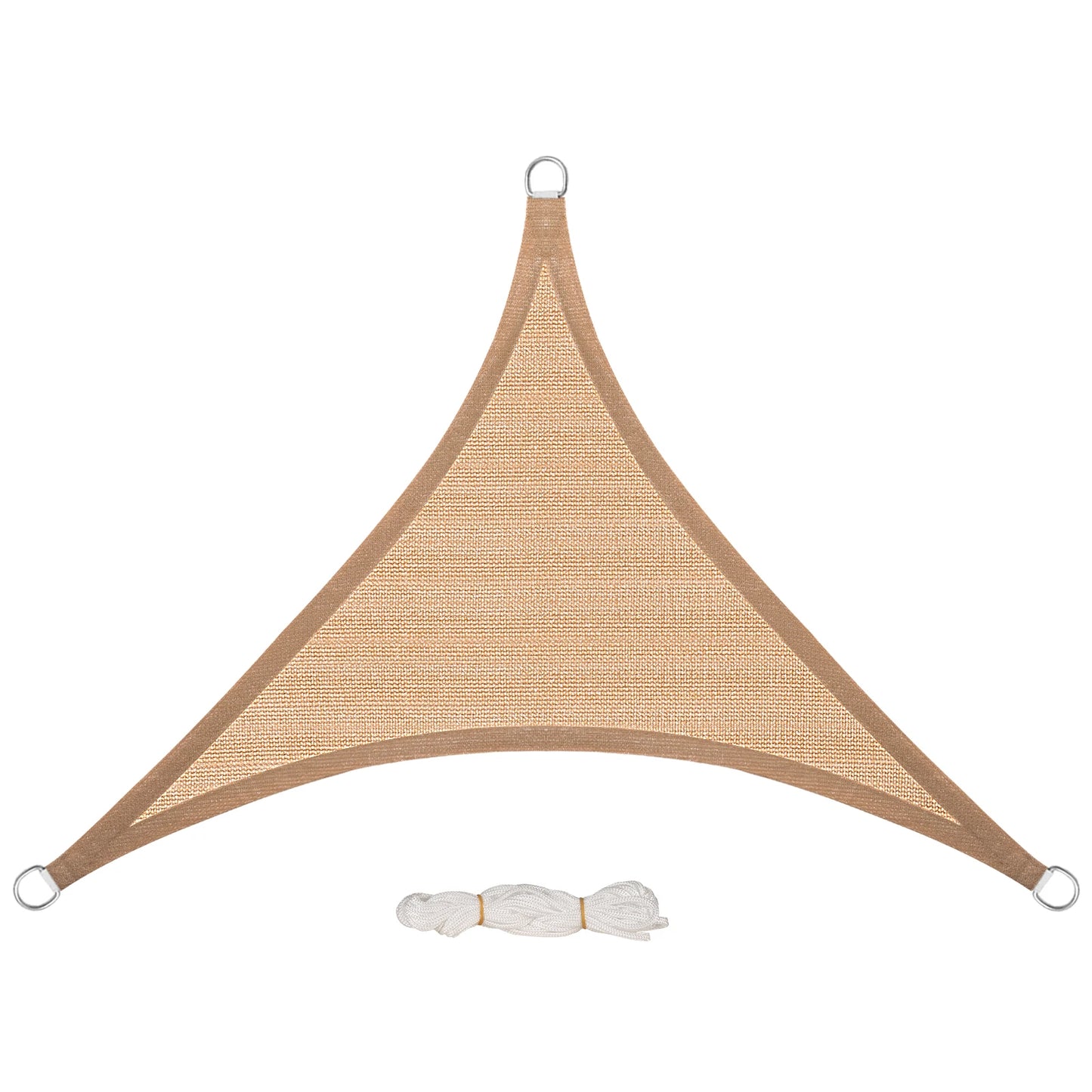 Driehoekig Schaduwdoek – UV- en Windbescherming voor Tuin, Terras & Camping