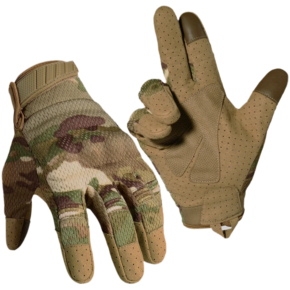 Camo Touchscreen Tactische Handschoenen – Outdoor Handschoenen voor Jacht, Schieten, Fietsen & Hiking