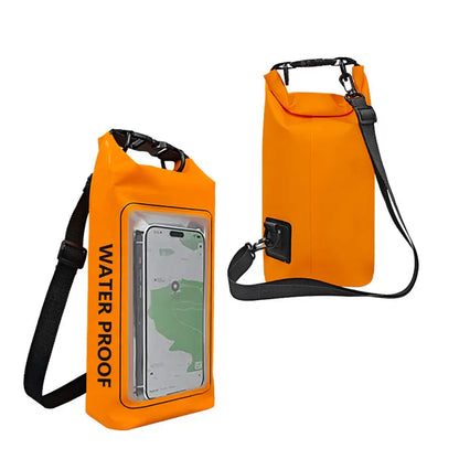 2L Droogzak met Touchscreen – Waterdichte Tas voor Trekking, Raften, Surfen & Kajak – Outdoor Sporttassen Campinguitrusting