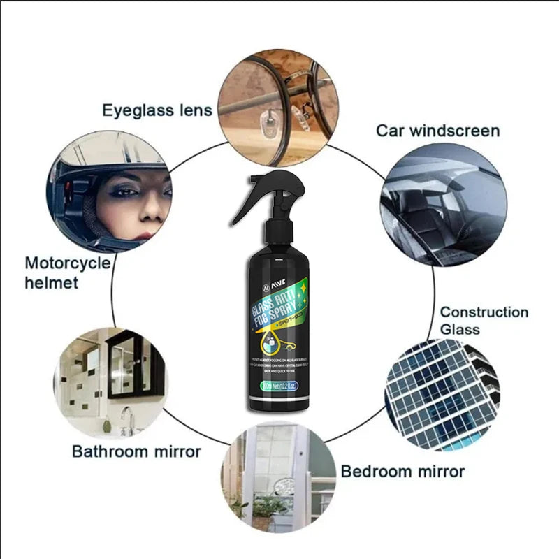 Anti-fog Spray – Langdurige Anti-fog Coating voor Auto Glas en Spiegels