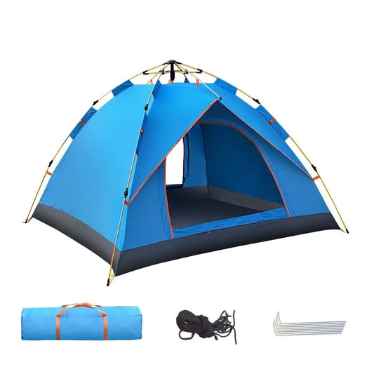 Automatische Pop-Up Camping Tent – 2-4 Personen | Snel Opzetbaar & Waterdicht