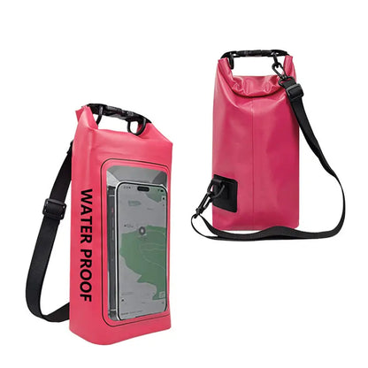 2L Waterdichte Dry Bag met Touchscreen - Ideaal voor Trekking, Raften, Kayak en Outdoor Sporten