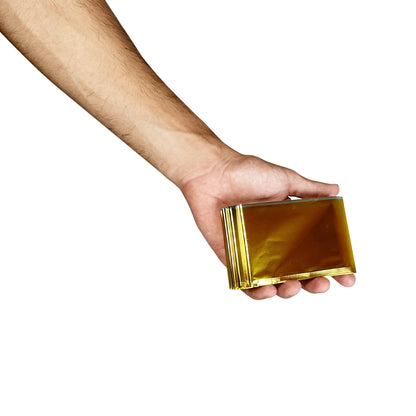 Muntrade Nood Thermo Deken | Gouden en Zilver Aluminized Isothermische Deken voor Survival en Eerste Hulp