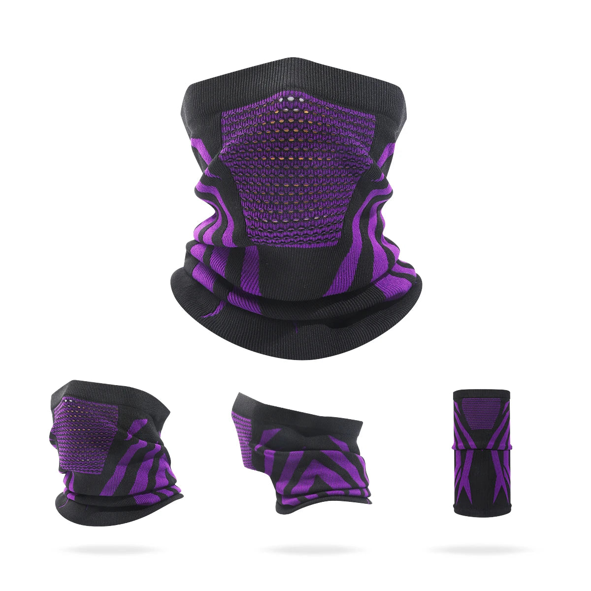 Winddichte Nackenwärmer-Sturmhaube – Gesichtsmaske zum Skifahren, Snowboarden, Motorradfahren und Radfahren – Unisex-Allwetterschutz