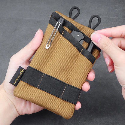 Kosibate Tactical EDC MOLLE Pouch - Mini Wallet en Sleutelhouder voor Outdoor, Camping en Hiking