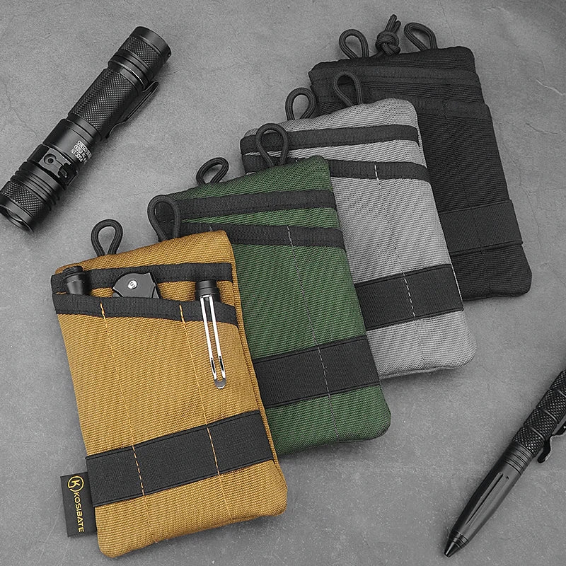 Kosibate Tactical EDC MOLLE Pouch - Mini Wallet en Sleutelhouder voor Outdoor, Camping en Hiking