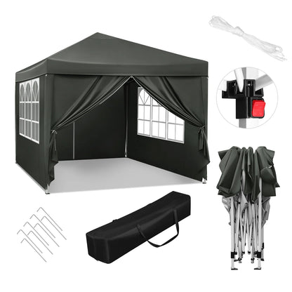 Opvouwbare Partytent 3x3m – Waterdicht & UV-bescherming met Draagtas