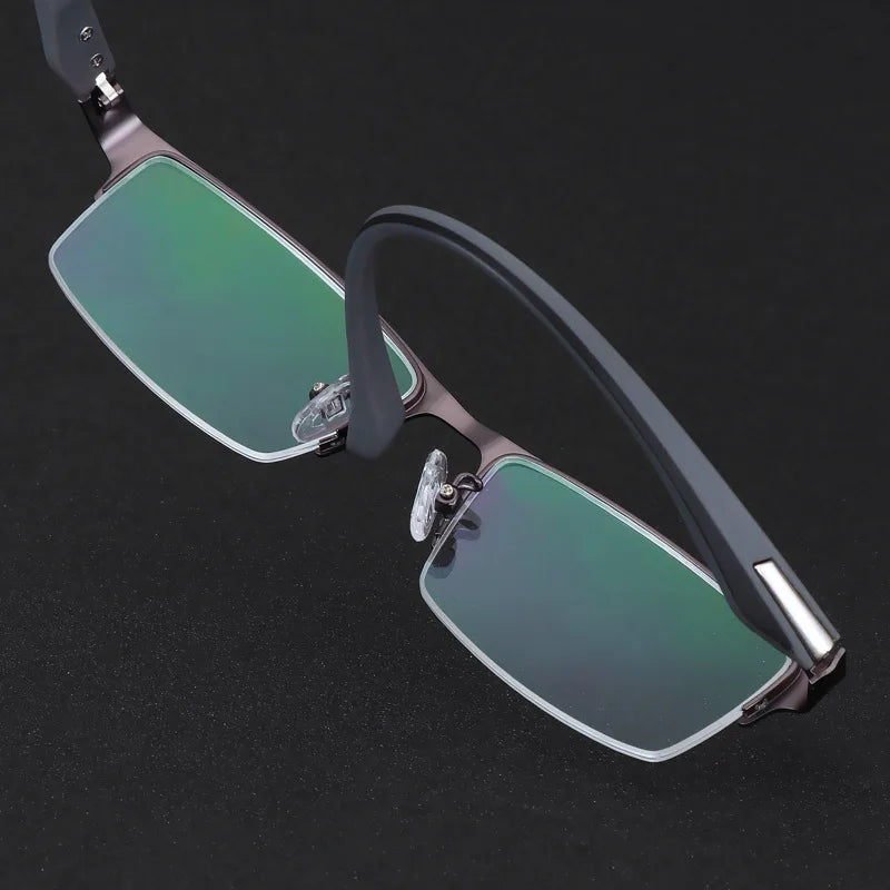 Titanium Fotochromische Progressieve Leesbril voor Mannen en Vrouwen – Hyperopie & Presbyopie, Outdoor Sport Bril, Rechthoekig